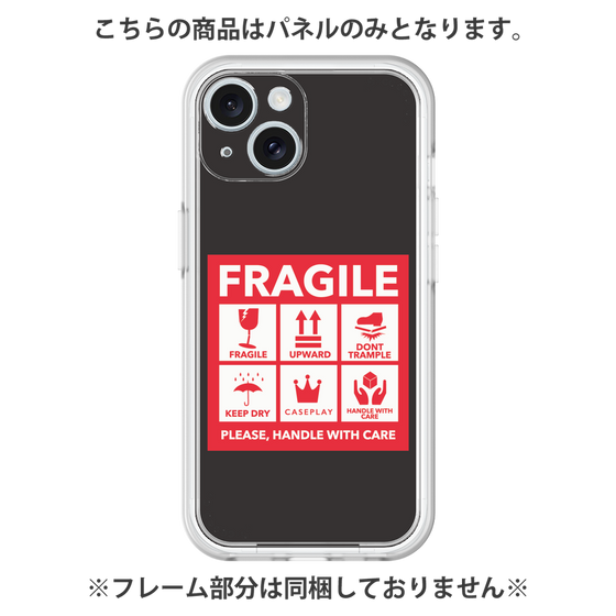 プレミアムパネル［ FRAGILE Sticker - Black ］