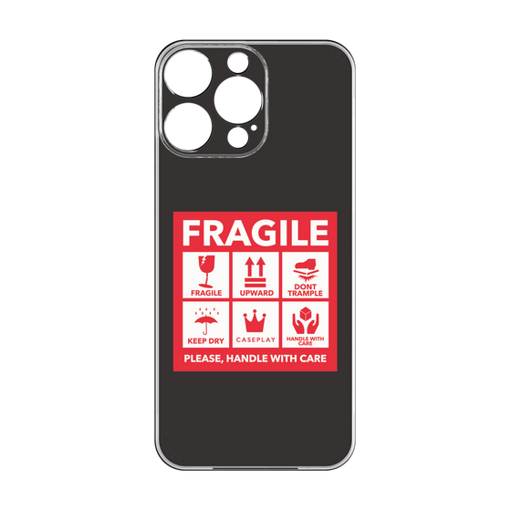 プレミアムパネル［ FRAGILE Sticker - Black ］