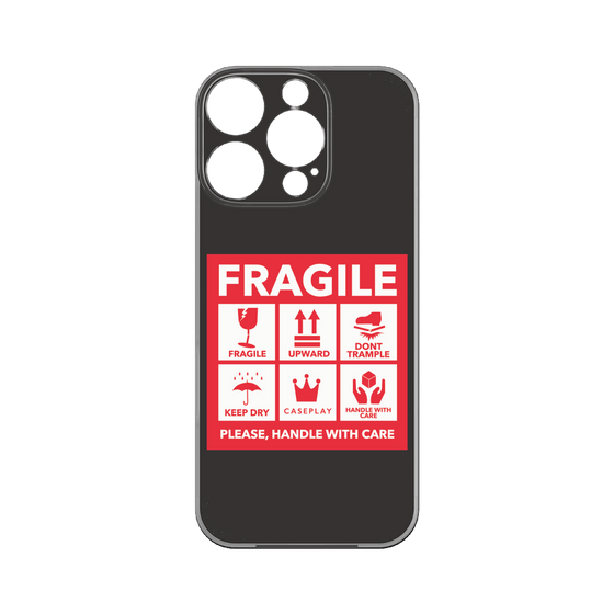 プレミアムパネル［ FRAGILE Sticker - Black ］