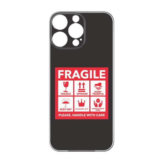 プレミアムパネル［ FRAGILE Sticker - Black ］