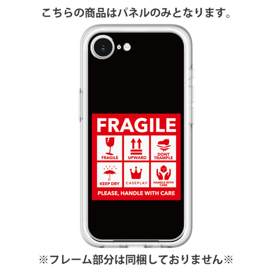 プレミアムパネル［ FRAGILE Sticker - Black ］