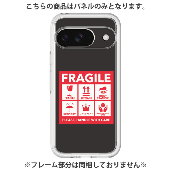 プレミアムパネル［ FRAGILE Sticker - Black ］