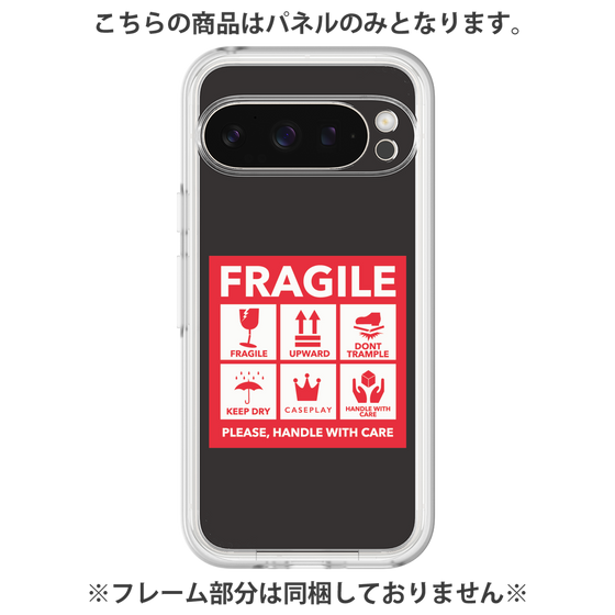 プレミアムパネル［ FRAGILE Sticker - Black ］
