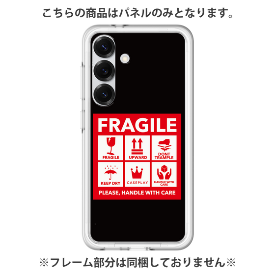 プレミアムパネル［ FRAGILE Sticker - Black ］