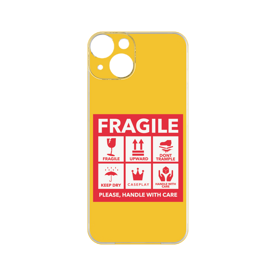 プレミアムパネル［ FRAGILE Sticker - Yellow ］