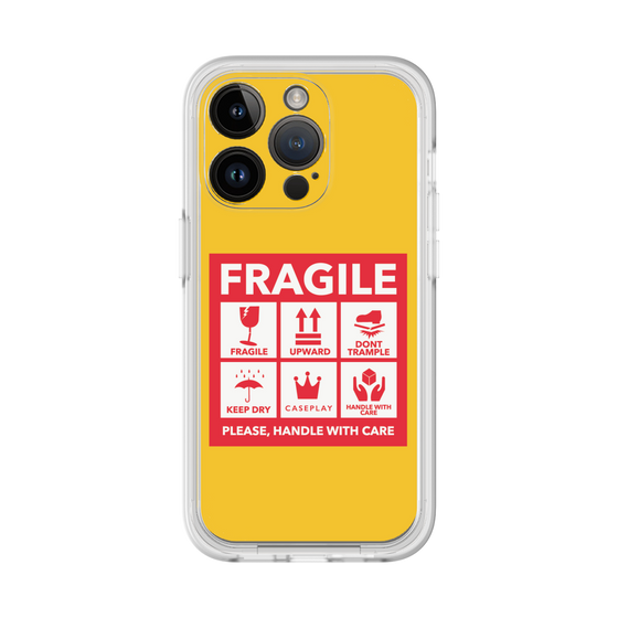 プレミアムパネル［ FRAGILE Sticker - Yellow ］