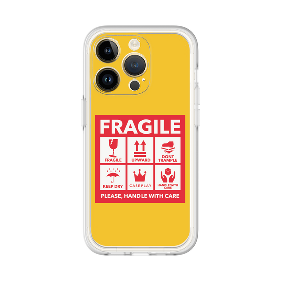 プレミアムパネル［ FRAGILE Sticker - Yellow ］