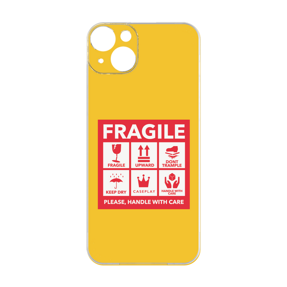 プレミアムパネル［ FRAGILE Sticker - Yellow ］