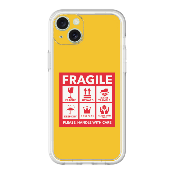 プレミアムパネル［ FRAGILE Sticker - Yellow ］
