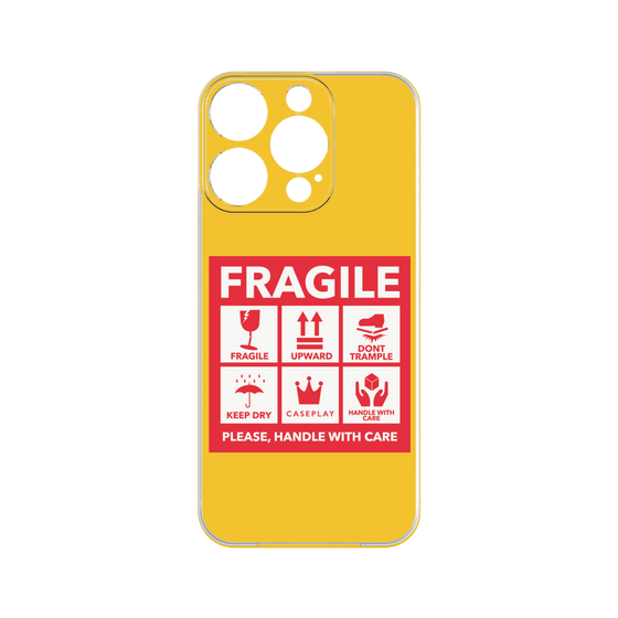 プレミアムパネル［ FRAGILE Sticker - Yellow ］