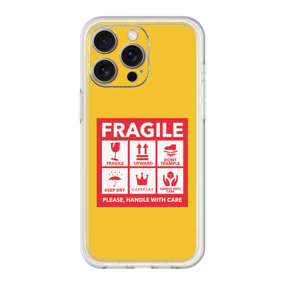 プレミアムパネル［ FRAGILE Sticker - Yellow ］