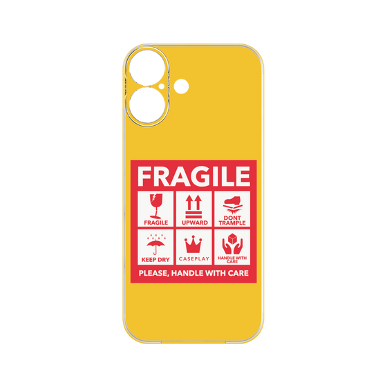 プレミアムパネル［ FRAGILE Sticker - Yellow ］