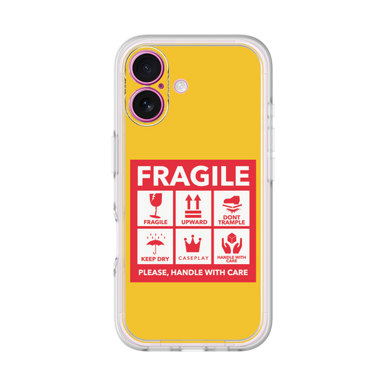 プレミアムパネル［ FRAGILE Sticker - Yellow ］