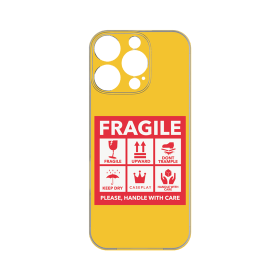 プレミアムパネル［ FRAGILE Sticker - Yellow ］