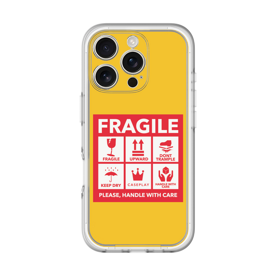 プレミアムパネル［ FRAGILE Sticker - Yellow ］