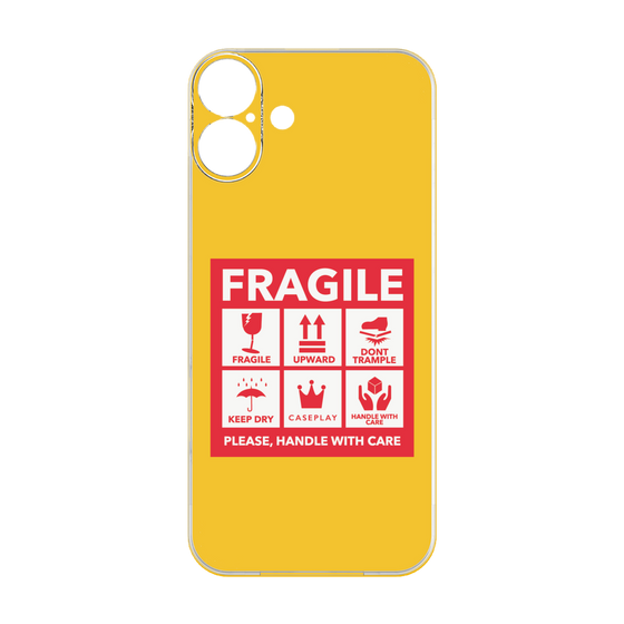 プレミアムパネル［ FRAGILE Sticker - Yellow ］