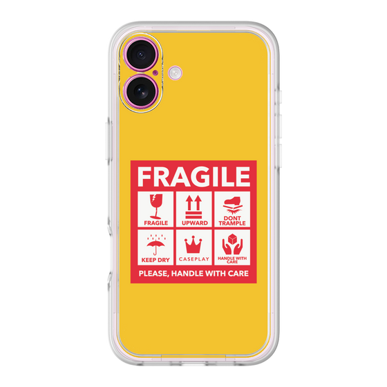 プレミアムパネル［ FRAGILE Sticker - Yellow ］