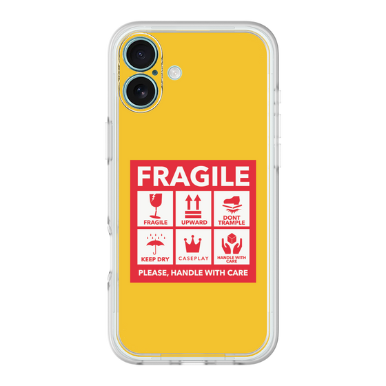 プレミアムパネル［ FRAGILE Sticker - Yellow ］