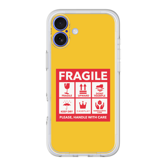 プレミアムパネル［ FRAGILE Sticker - Yellow ］