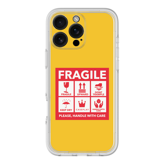 プレミアムパネル［ FRAGILE Sticker - Yellow ］
