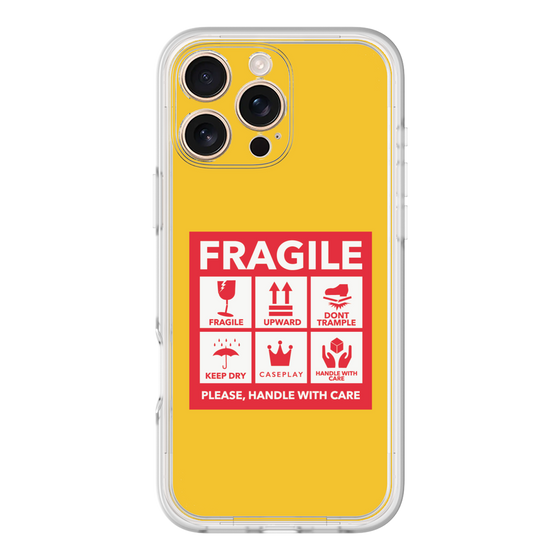 プレミアムパネル［ FRAGILE Sticker - Yellow ］