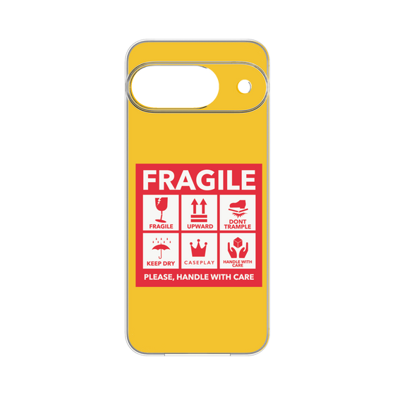 プレミアムパネル［ FRAGILE Sticker - Yellow ］