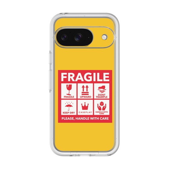 プレミアムパネル［ FRAGILE Sticker - Yellow ］