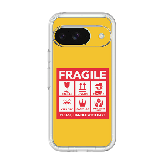 プレミアムパネル［ FRAGILE Sticker - Yellow ］