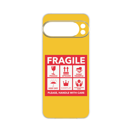 プレミアムパネル［ FRAGILE Sticker - Yellow ］