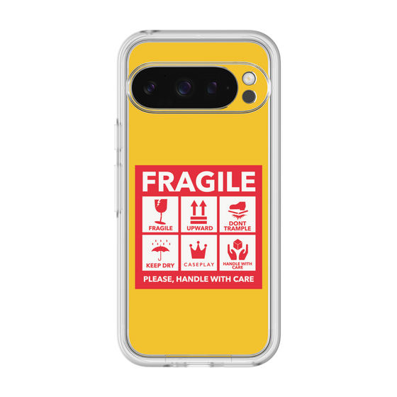 プレミアムパネル［ FRAGILE Sticker - Yellow ］