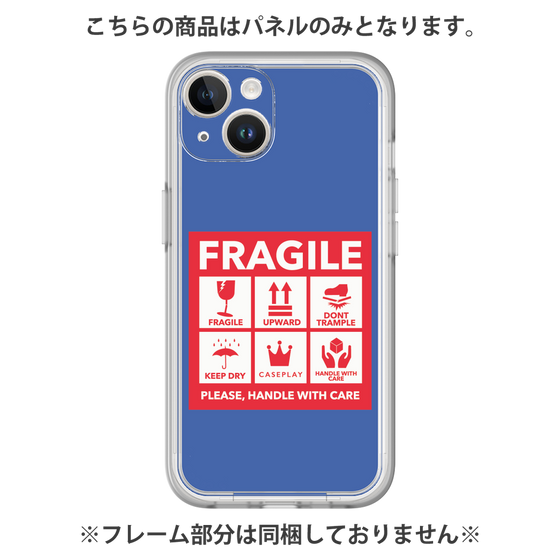 プレミアムパネル［ FRAGILE Sticker - Blue ］