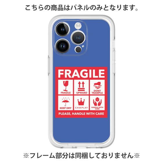 プレミアムパネル［ FRAGILE Sticker - Blue ］