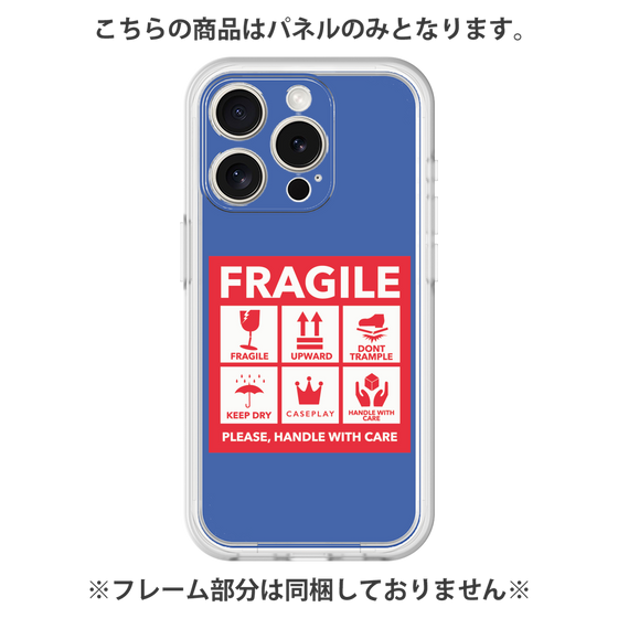 プレミアムパネル［ FRAGILE Sticker - Blue ］