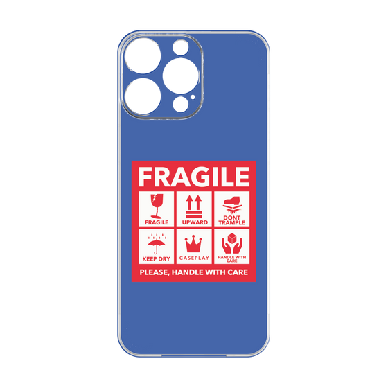 プレミアムパネル［ FRAGILE Sticker - Blue ］