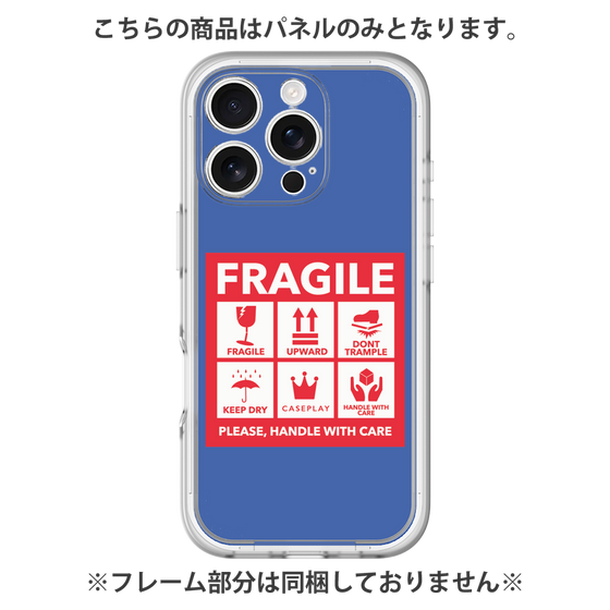 プレミアムパネル［ FRAGILE Sticker - Blue ］
