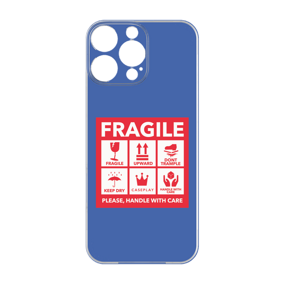 プレミアムパネル［ FRAGILE Sticker - Blue ］