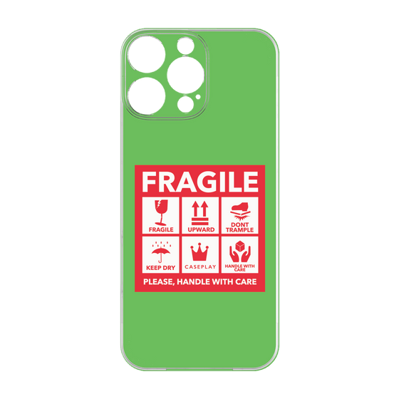 プレミアムパネル［ FRAGILE Sticker - Green ］