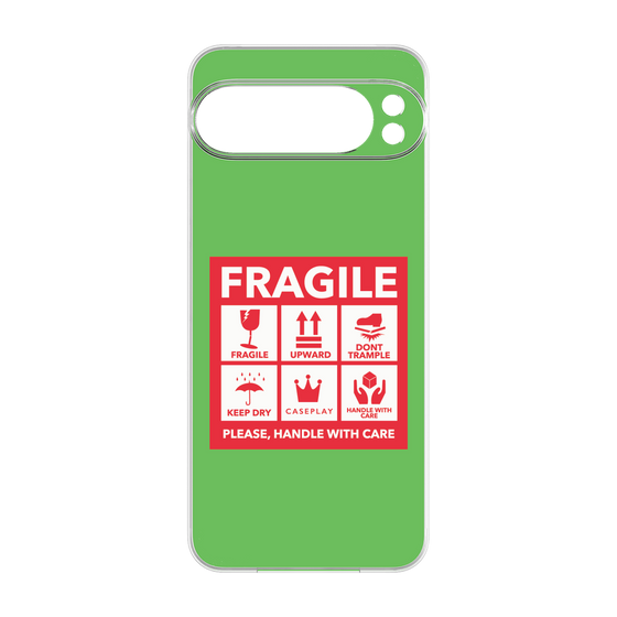 プレミアムパネル［ FRAGILE Sticker - Green ］