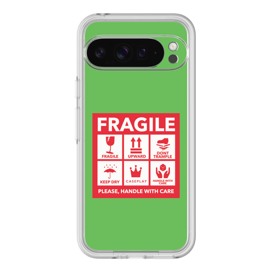 プレミアムパネル［ FRAGILE Sticker - Green ］