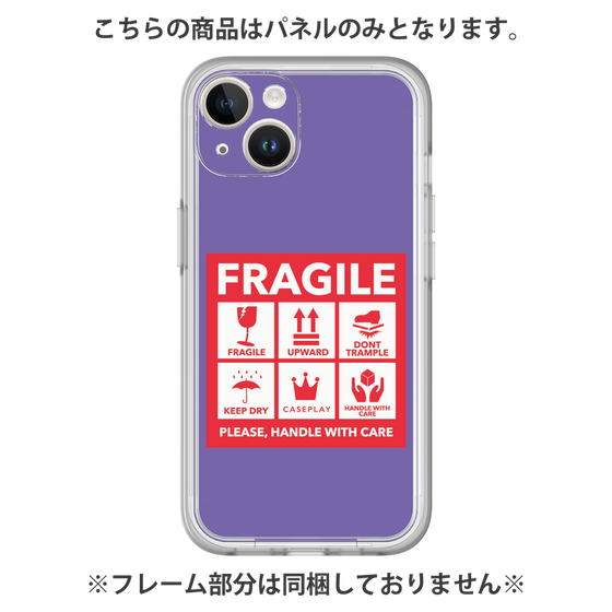 プレミアムパネル［ FRAGILE Sticker - Purple ］