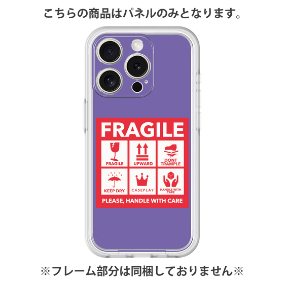 プレミアムパネル［ FRAGILE Sticker - Purple ］