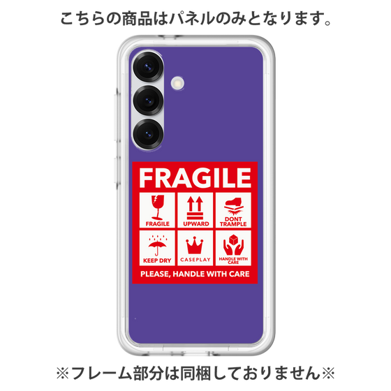 プレミアムパネル［ FRAGILE Sticker - Purple ］