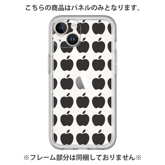 プレミアムパネル［ Apple - Black ］