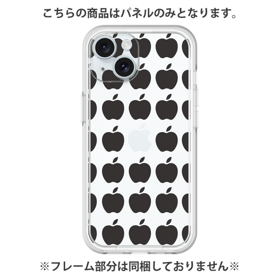 プレミアムパネル［ Apple - Black ］