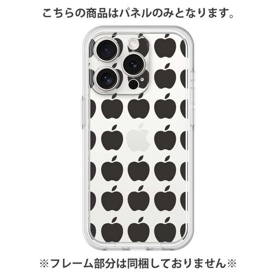 プレミアムパネル［ Apple - Black ］