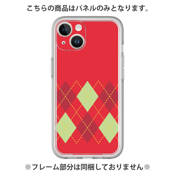 プレミアムパネル［ Nordic Argyle - Red ］
