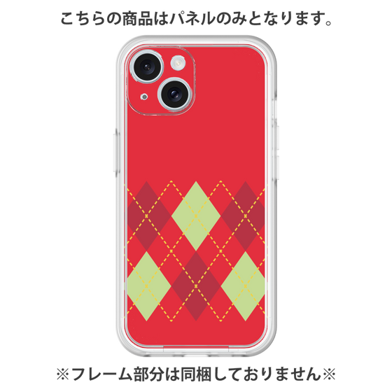 プレミアムパネル［ Nordic Argyle - Red ］