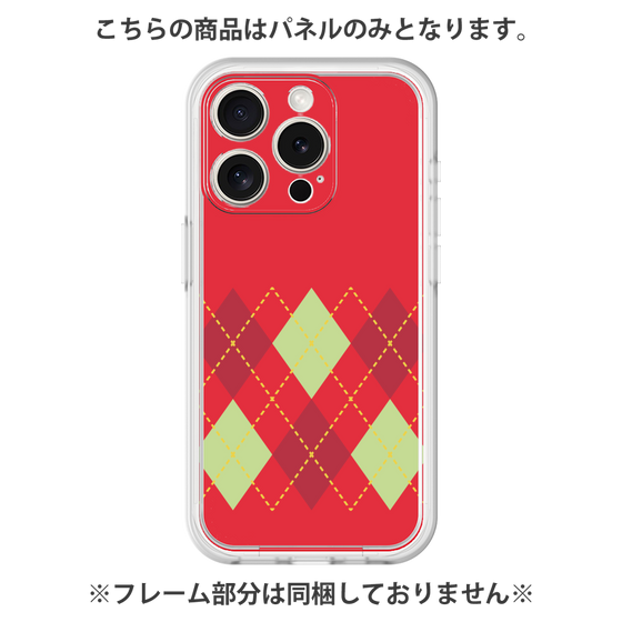 プレミアムパネル［ Nordic Argyle - Red ］