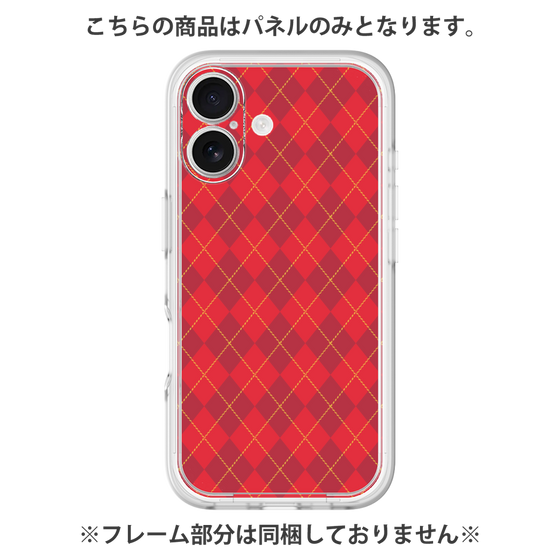 プレミアムパネル［ Argyle - Red ］
