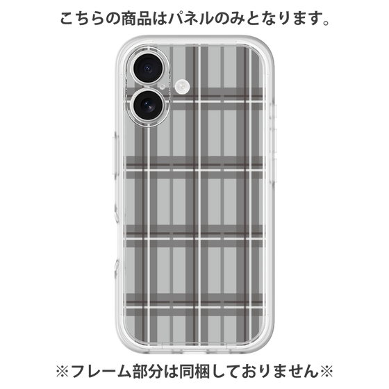 プレミアムパネル［ Tartan Check - Gray ］